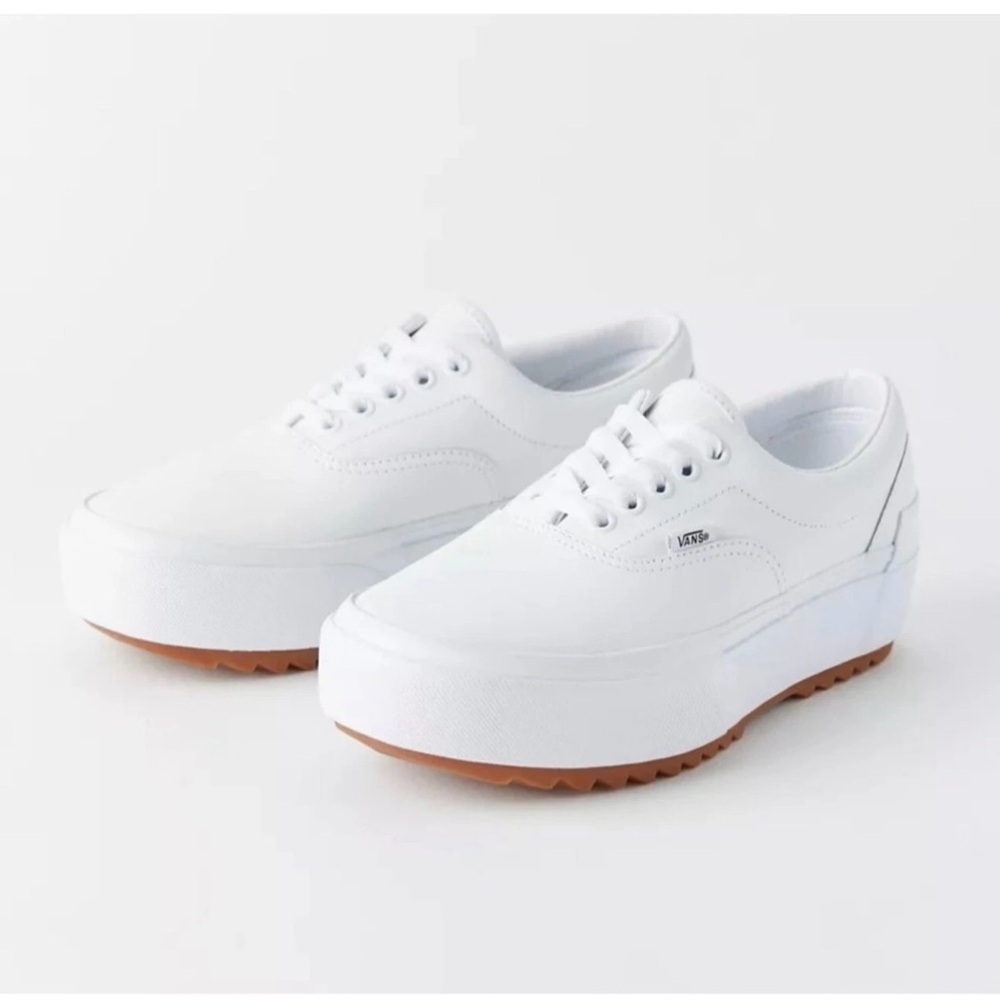 Vans Women's White Platform Sneakers